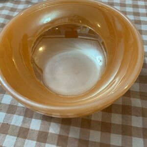 Fire King Amber Glass Bowl small